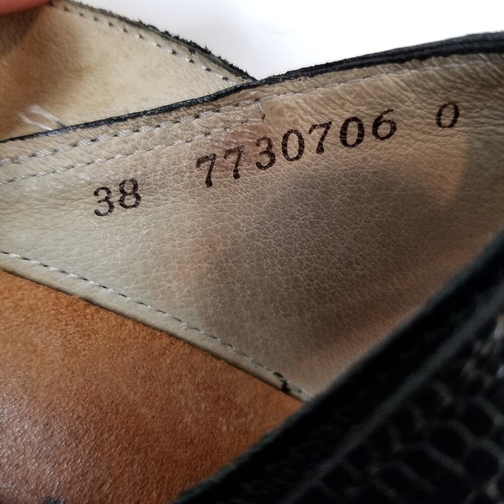 Finn Comfort Sylt Black Leather Slingback Sandals Women's Size 38 / 7.5 - Picture 8 of 13